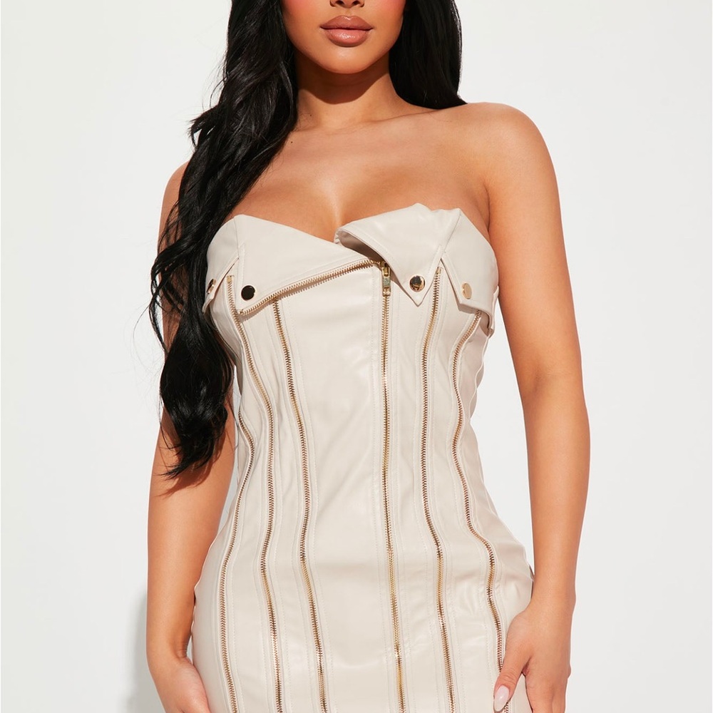 Cream dress - Picture 3 of 3